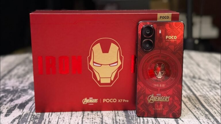 POCO X7 Pro “IRON MAN” Phone Unboxing